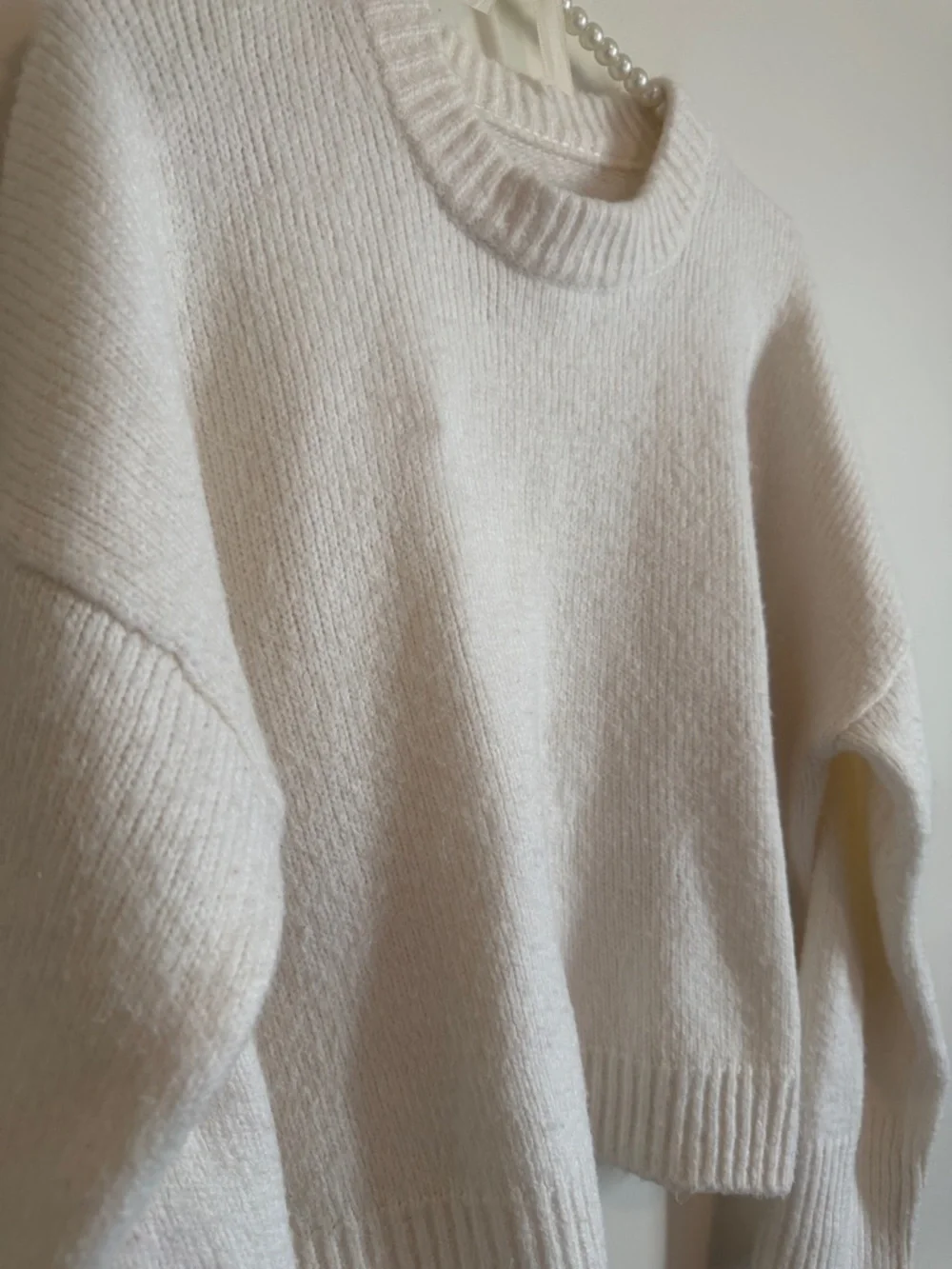 Abercrombie & Fitch Ivory/cream Crewneck Sweater - Picture 5 of 9